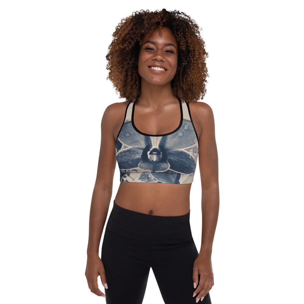 Inkstain Peach Padded Sports Bra