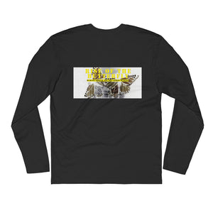 Long Sleeve Rise of the Butterfly Fitted Crew