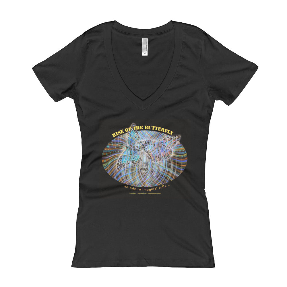 Rise of the Butterfly Women's V-Neck T-shirt