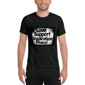 Love, Support, Inspiration, Peace short sleeve t-shirt