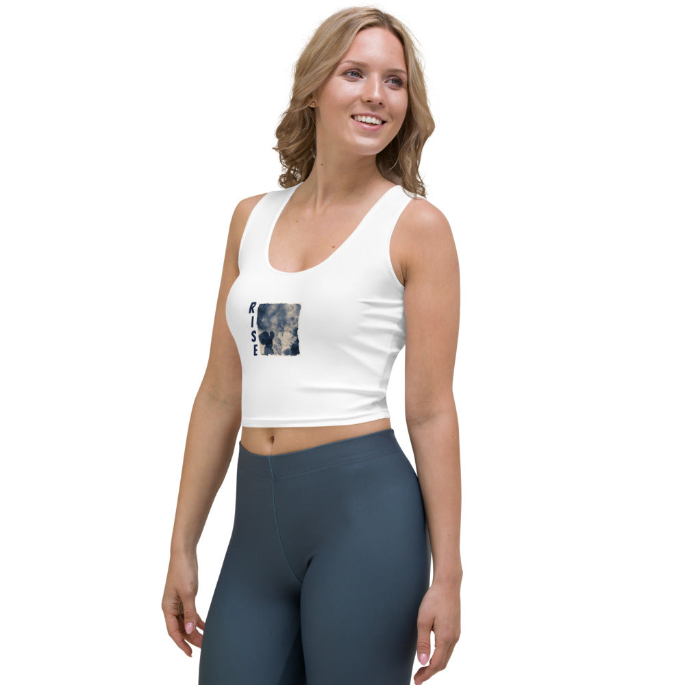 Rise of the Butterfly Crop Tank- Ink Stain Capsule Collection